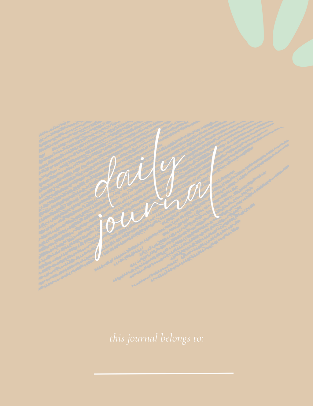 Printable Daily Journal for All Ages – Undated Planner Sheets | Goal Setting, Reflection and Self-Care | Glow & Grid PDF
